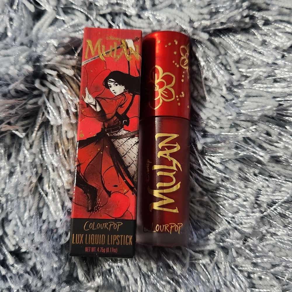 Colourpop Mulan Red Lux Liquid Lip Strong Chi